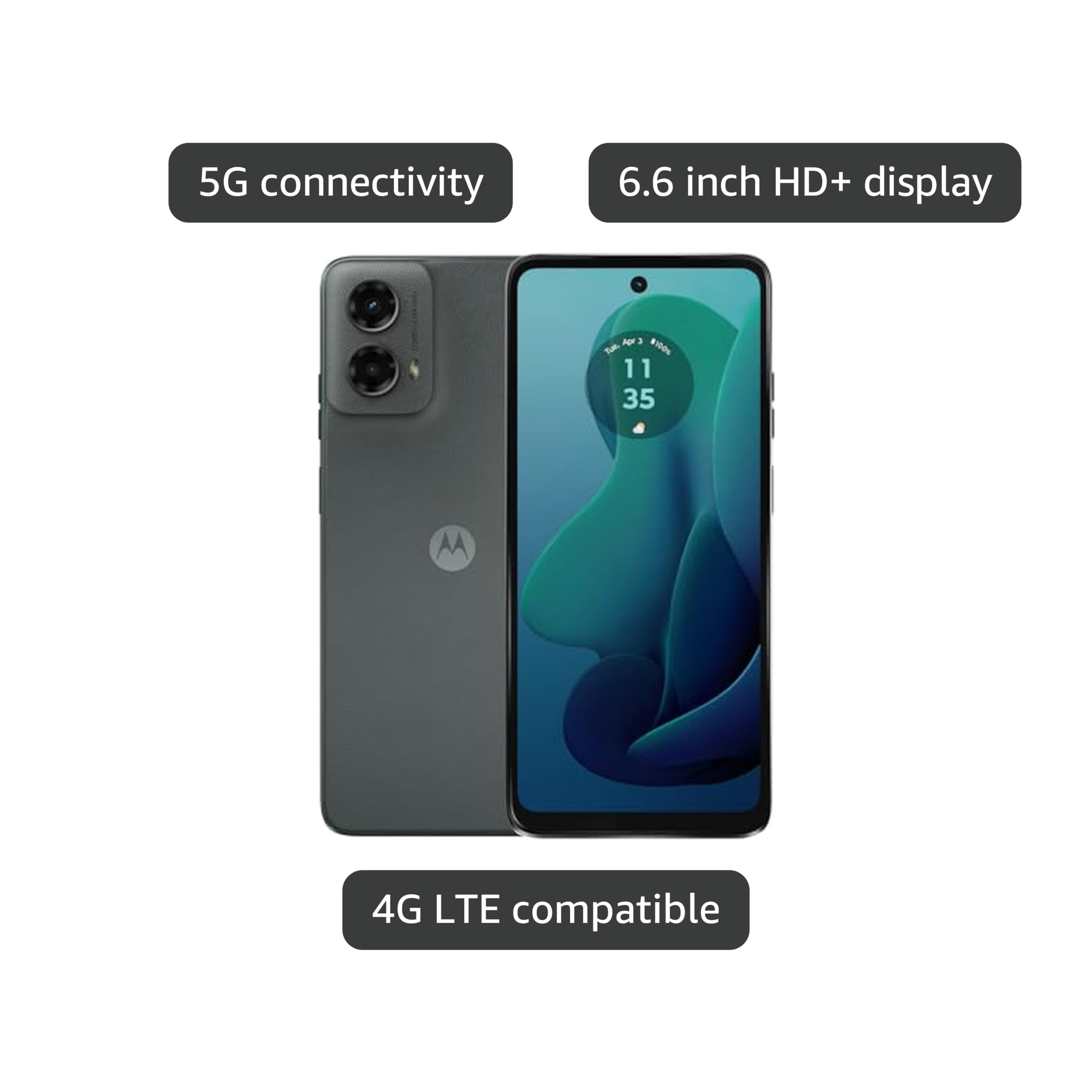 Amazon.com: Motorola Moto G 5G 2024 (128GB, 4GB) 6.5